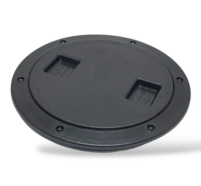 Tampa Inspeção HP 6 polegadas preto