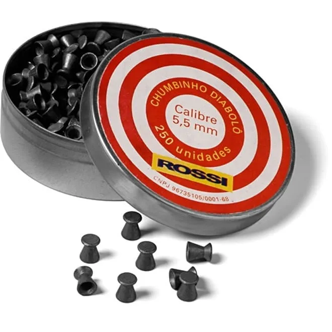 Chumbinho Diabolo Match Calibre 5.5mm 250un - ROSSI