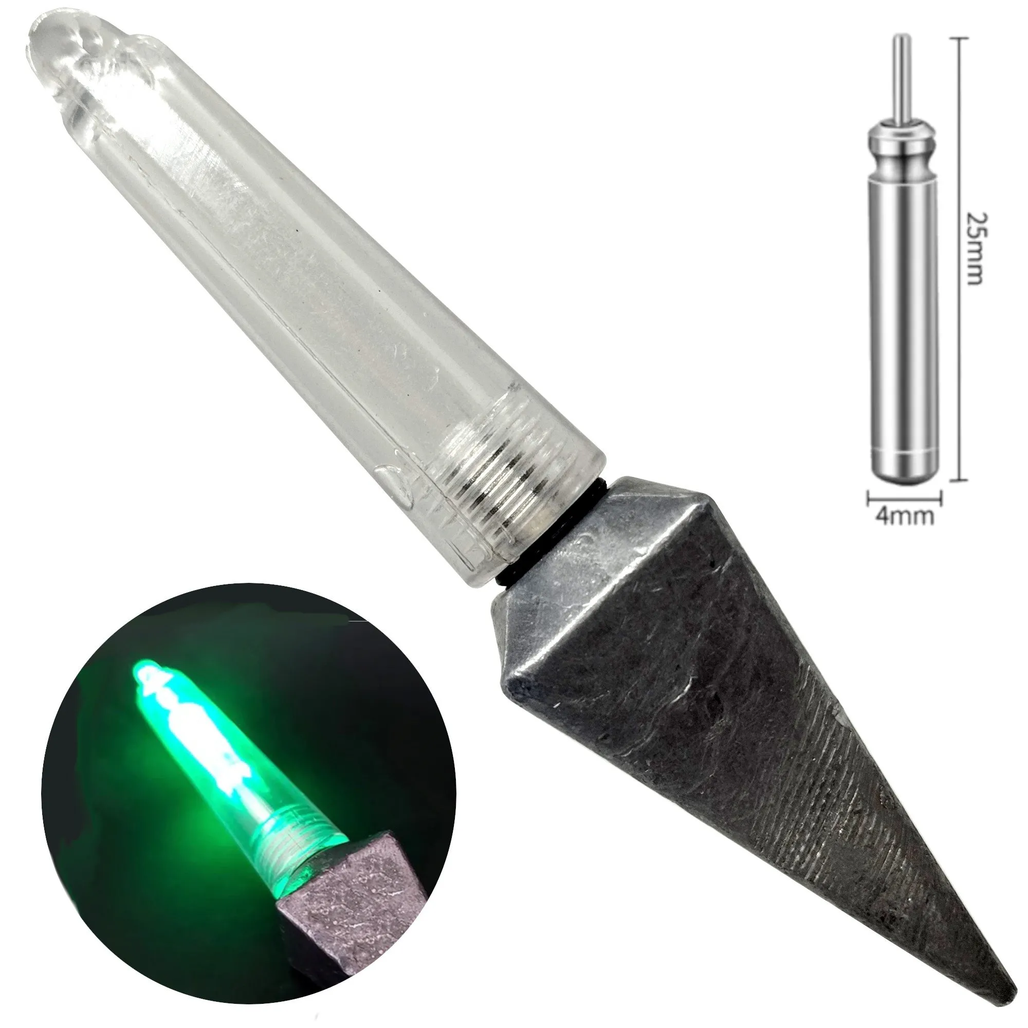 Chumbada Capela com Cápsula Led e Bateria