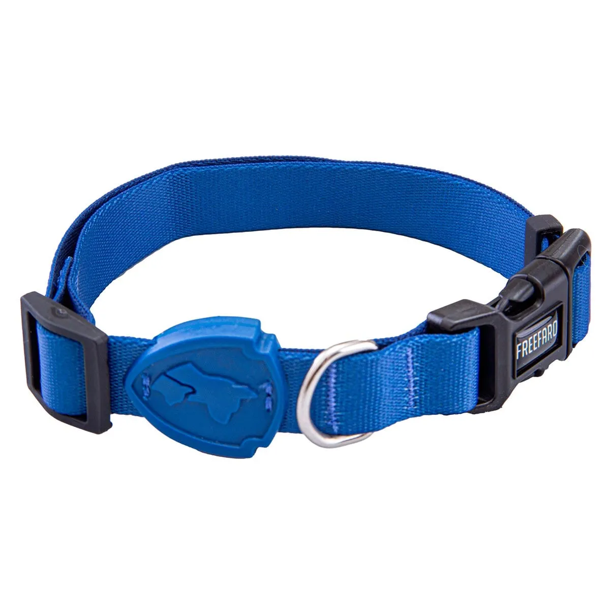 Coleira Flat Azul - Freefaro