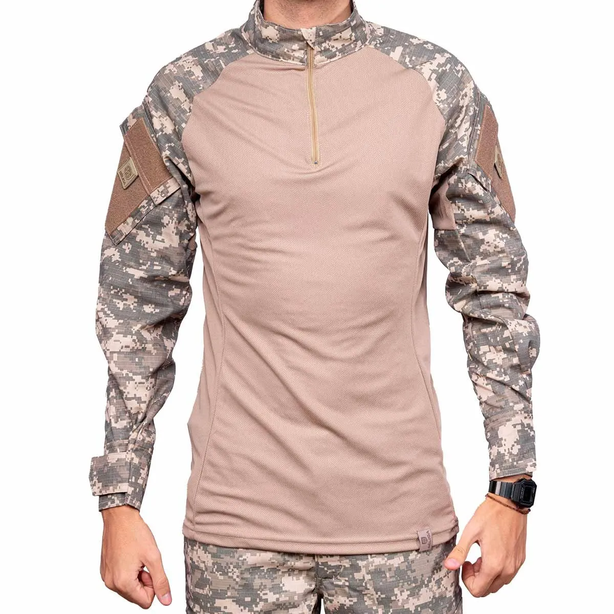 Combat Shirt Steel Digital Areia - Bélica
