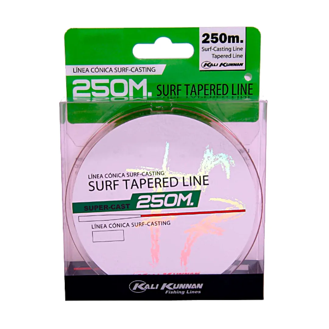 Linha Cônica Surf Tapered Line Kali Kunnan 250Mts | 0,18-0,57mm