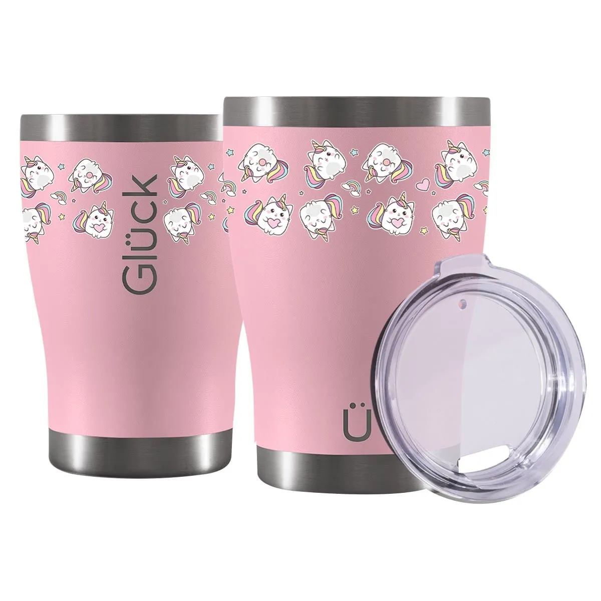 Copo Térmico Catcórnios Glück Kids - 354ml