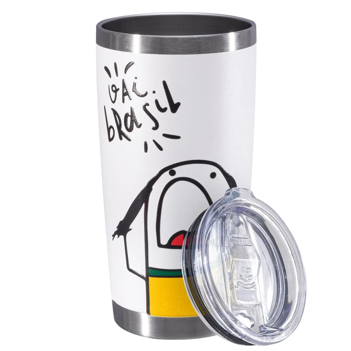 Copo Térmico CT Lucky Future Brasil Flork Fanático 591ml - Glück