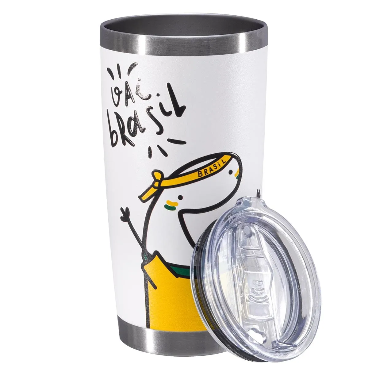 Copo Térmico CT Lucky Future Brasil Flork Vibrante 591ml - Glück