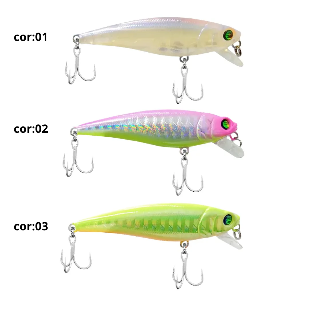Isca Artificial Aicas Mini Snook 6,5cm 6g