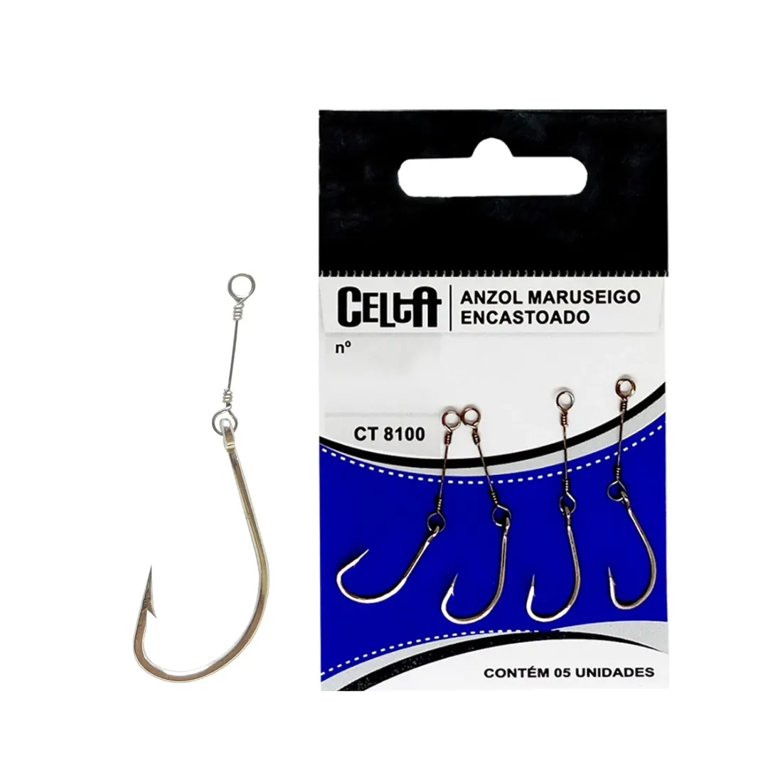 Anzol De Pesca Celta Maruseigo Encastoado CT8100