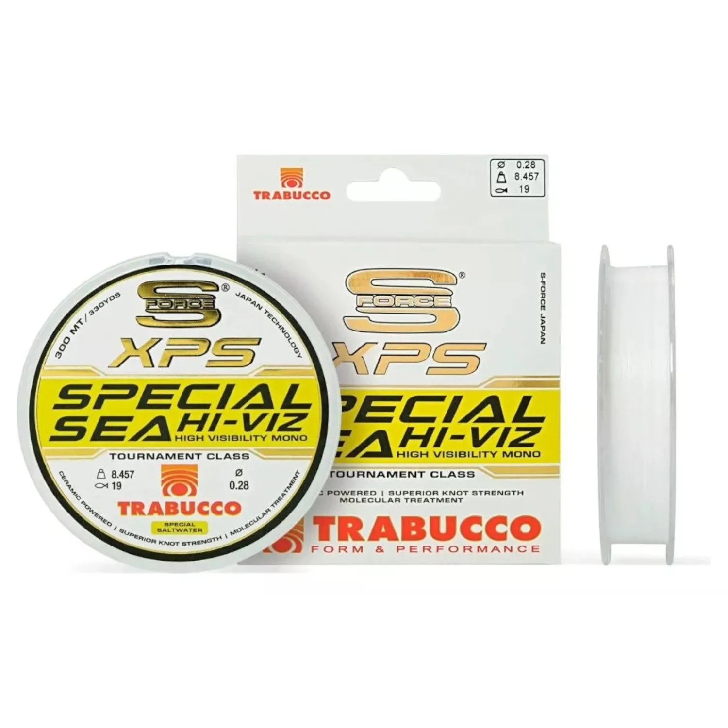 Linha Monofilamento Trabucco - Special Sea HI-VIZ XPS - 300mts