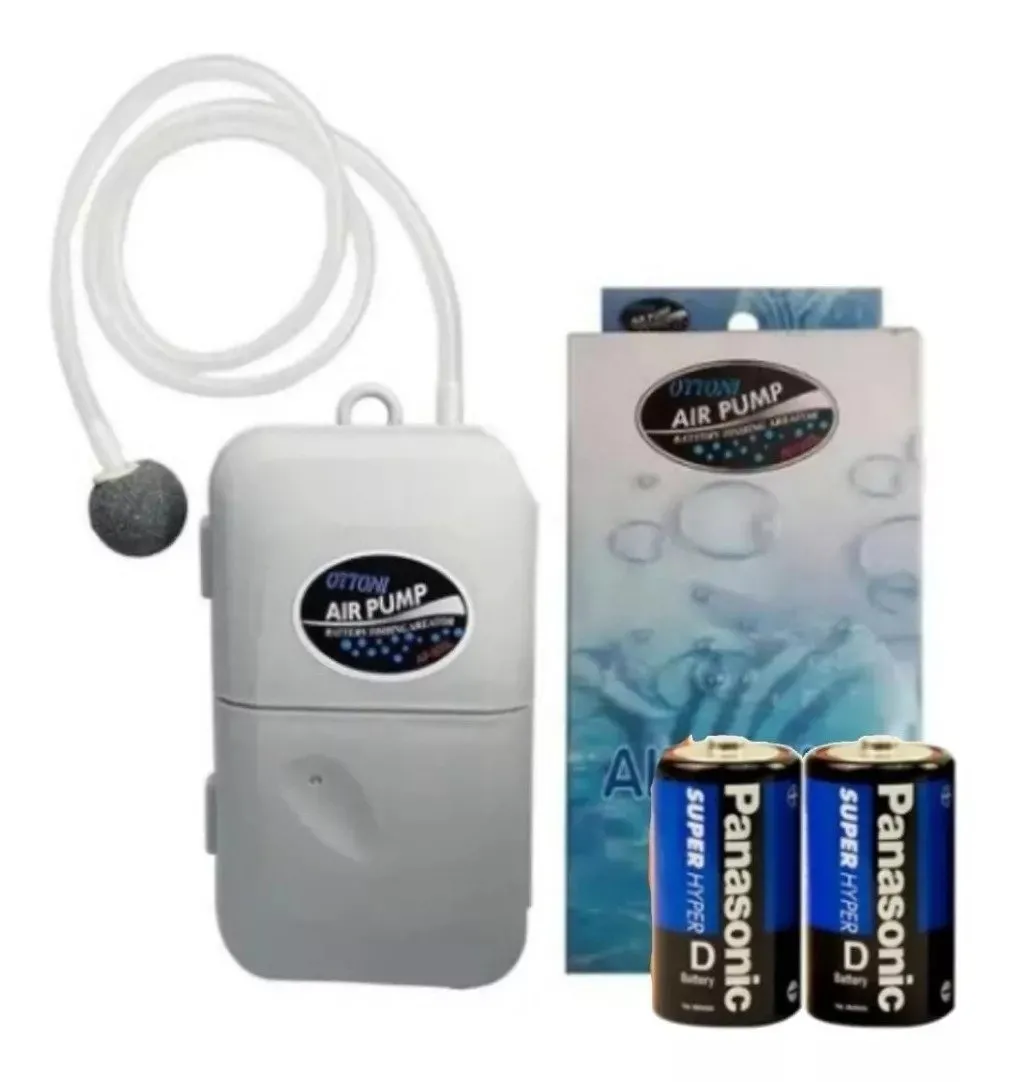 Bomba De Aquário Aerador - Respirador De Peixe/isca
