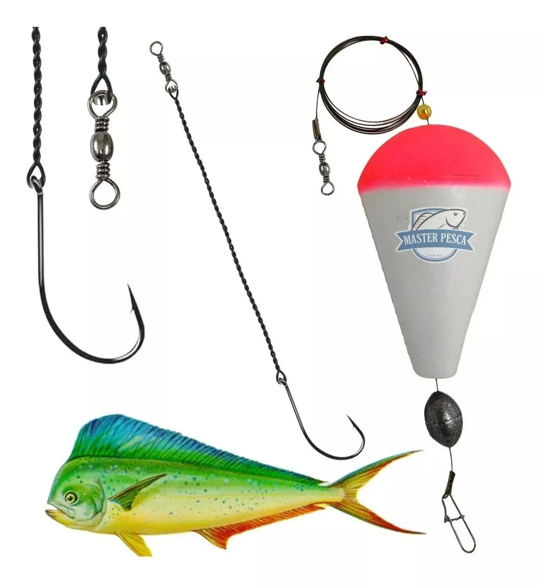 Bóia De Arremesso Para Dourado-do-mar C/ Empate De Aço