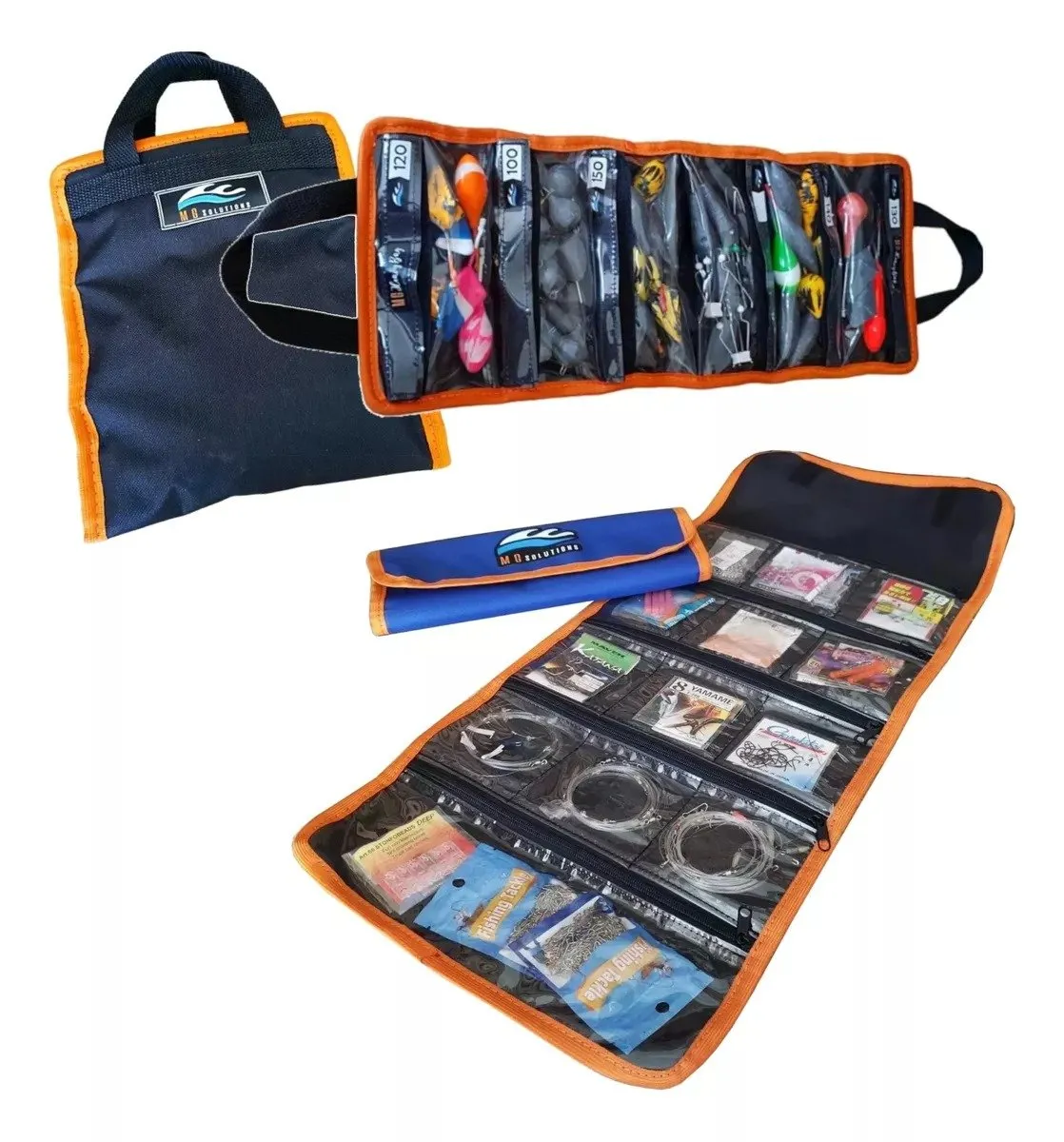Kit Mg Bolsa Para Chumbada e Capanga Organizadora 13 Compartimentos