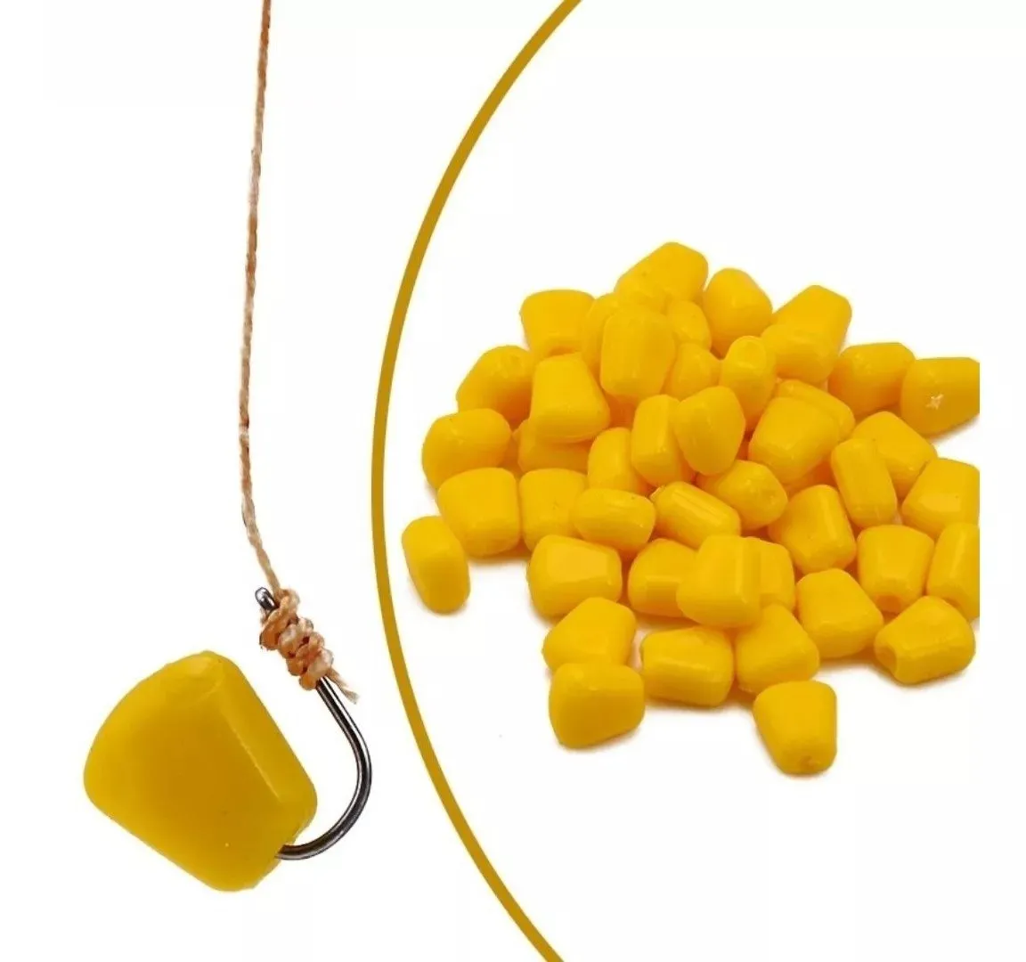 Isca Artificial Ottoni Milho Soft Corn 50 pcs