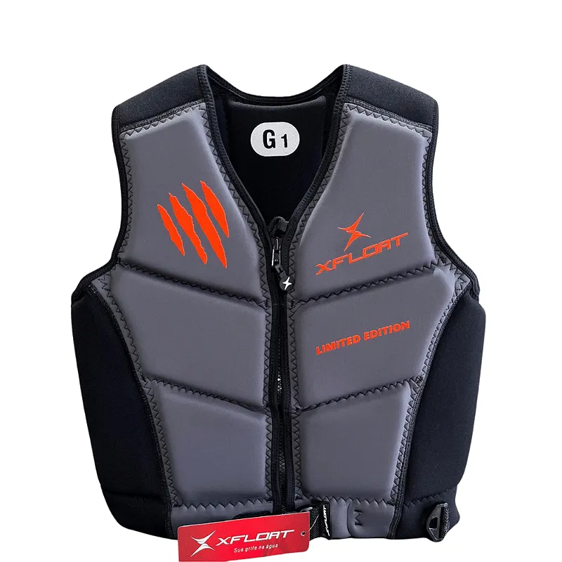 Colete Salva Vidas Homologado Xfloat New Enzo 2.0 CINZA
