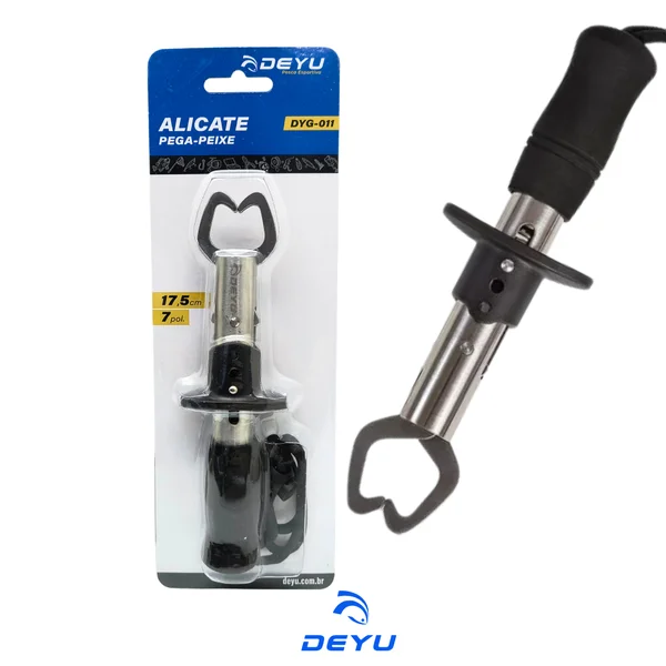 Alicate De Contenção Pega-peixe 17.5 Cm - Deyu (DYG-011)