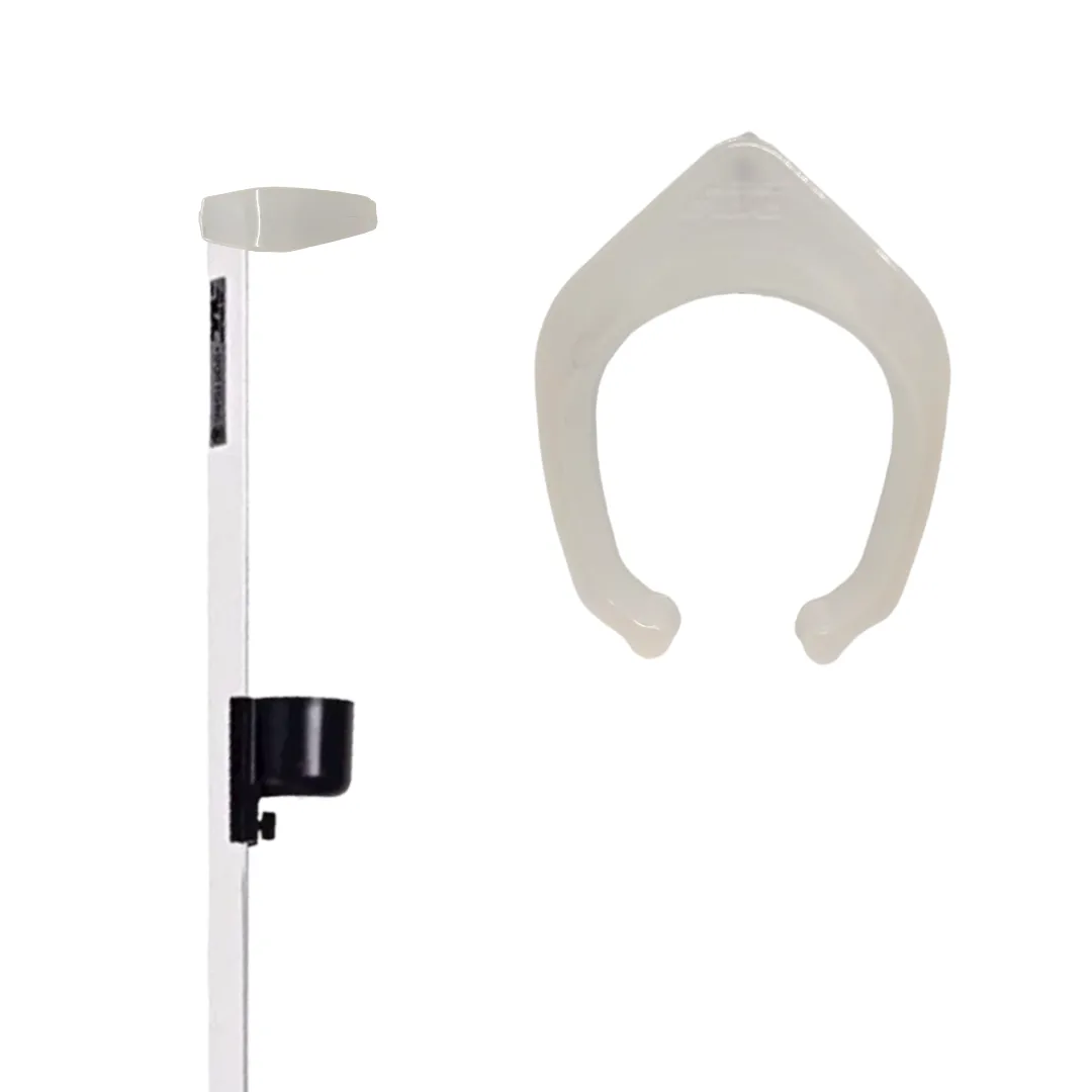 Suporte de Vara ADC Transparente PSCL - Boca Larga 1m | 1,20m