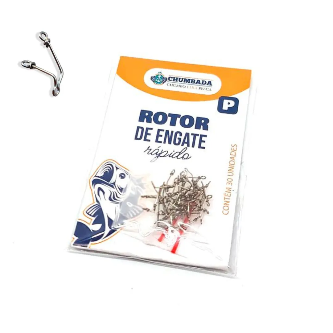 Rotor de Engate Rápido Chumbada Oficial - 30 Unidades