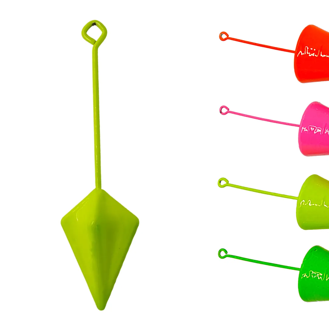 Chumbada Colorida Capela Concava - Chumbo com Haste