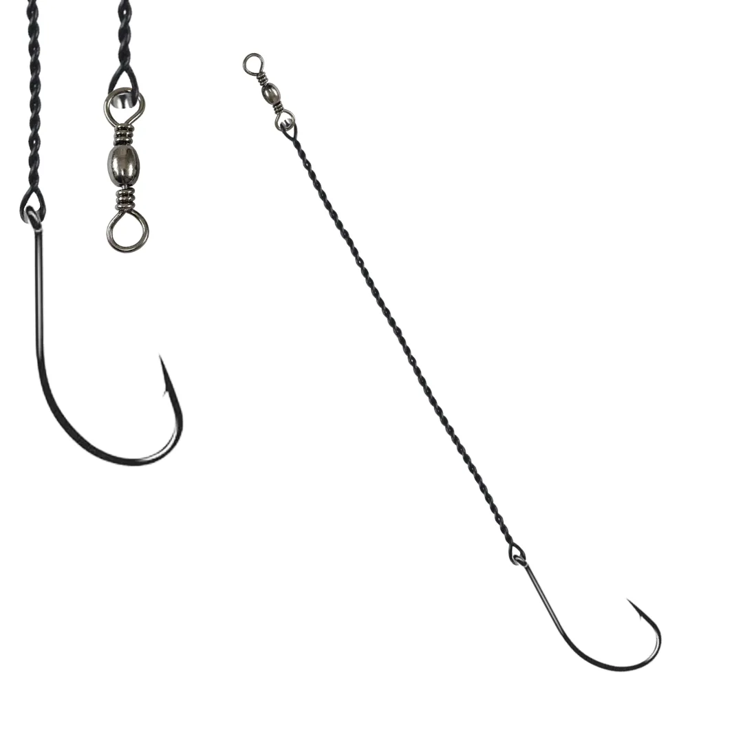 Anzol Empatado em Aço Flexível Trançado - 2pçs