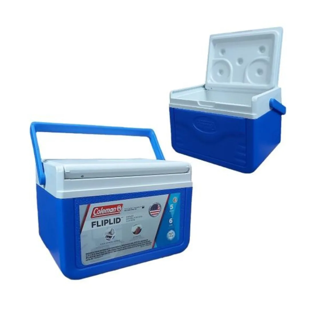 Caixa Térmica Coleman 5Q 4.7 Litros Azul Com Alça
