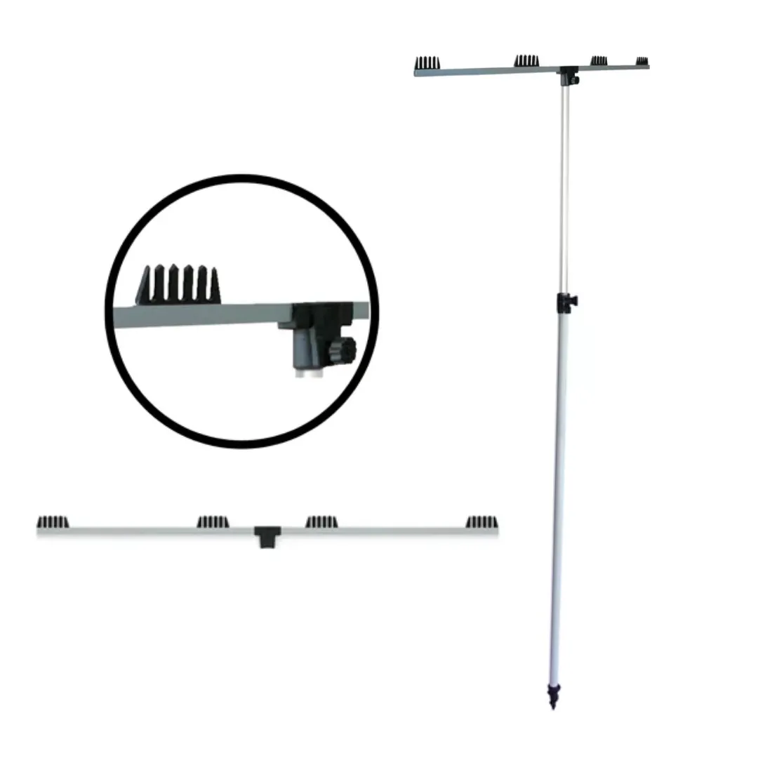 Suporte  ADC - Varal 4 Pentes SVT-04 com Perna Telescópica