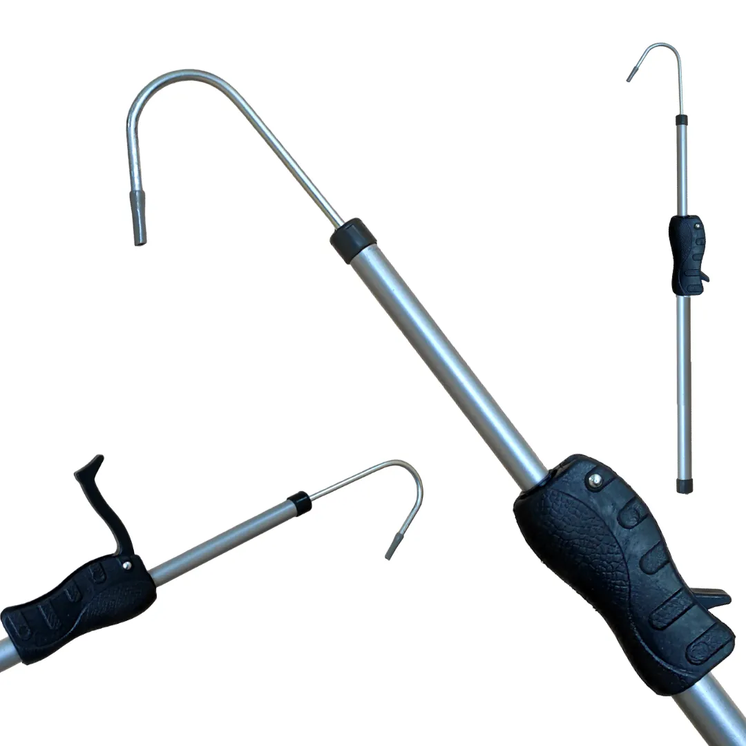 Bicheiro para Pesca Haste Fisga Retrátil - 1,60m