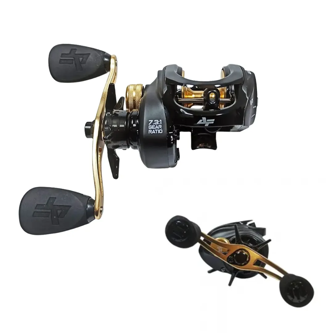 Carretilha Albatroz V73 Black 6 Rolamentos Drag 8Kg