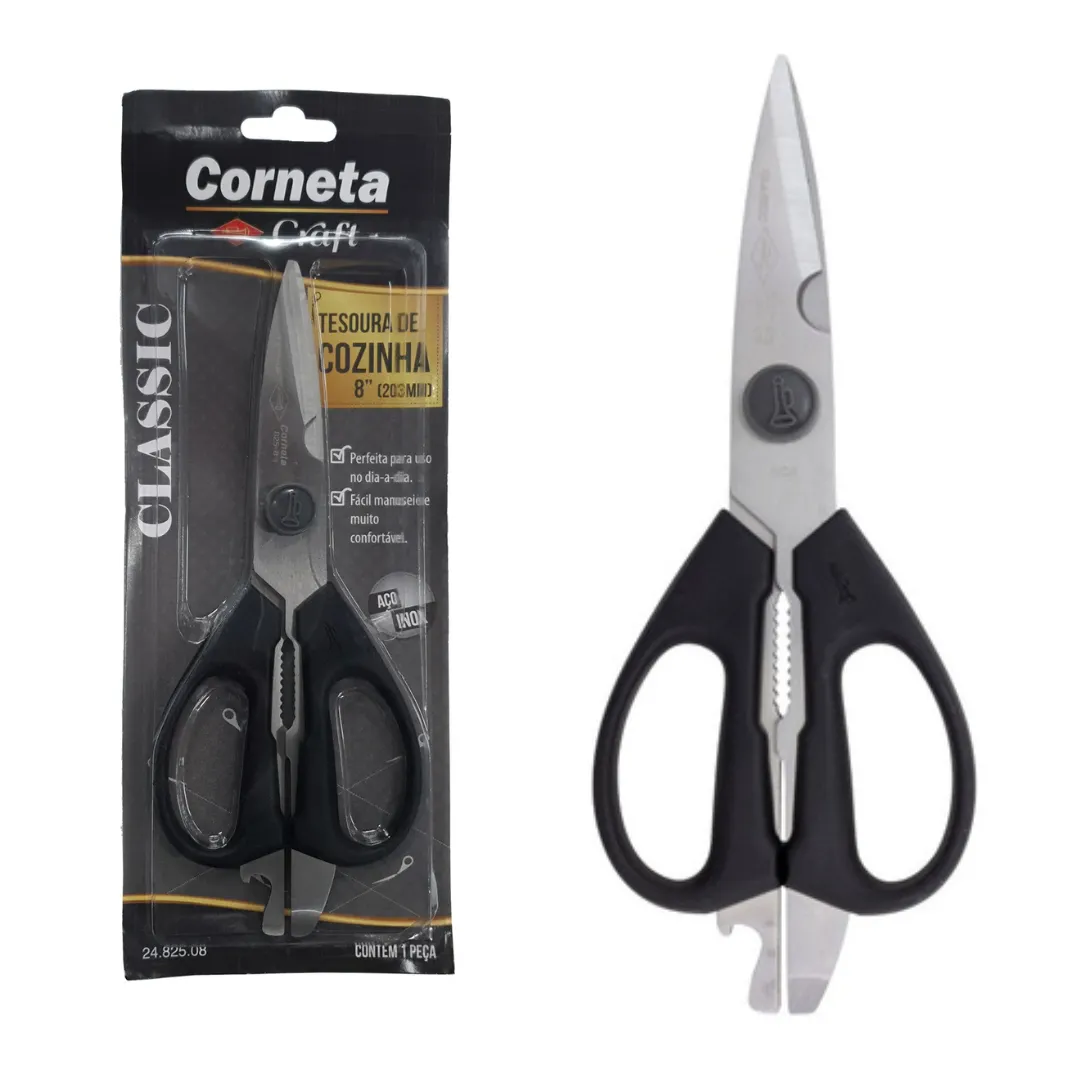 Tesoura Reforçada Multiuso 20cm