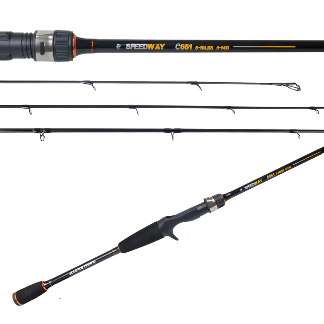 Vara Speed Way 6,6' (1,98mt) 10lbs - para Carretilha