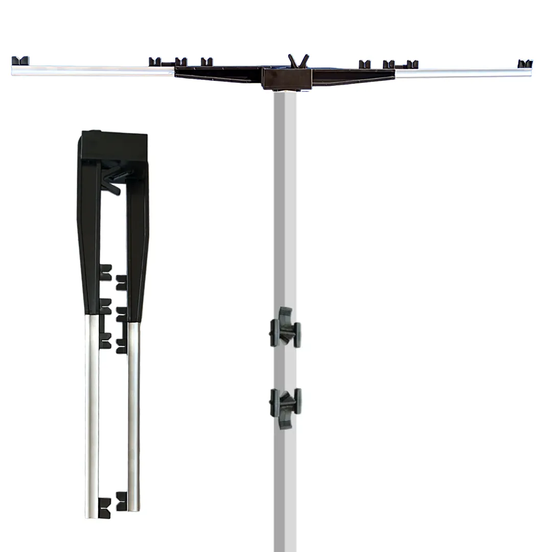 Varal Grande Articulado com Haste Retrátil 1,90m - Asplast