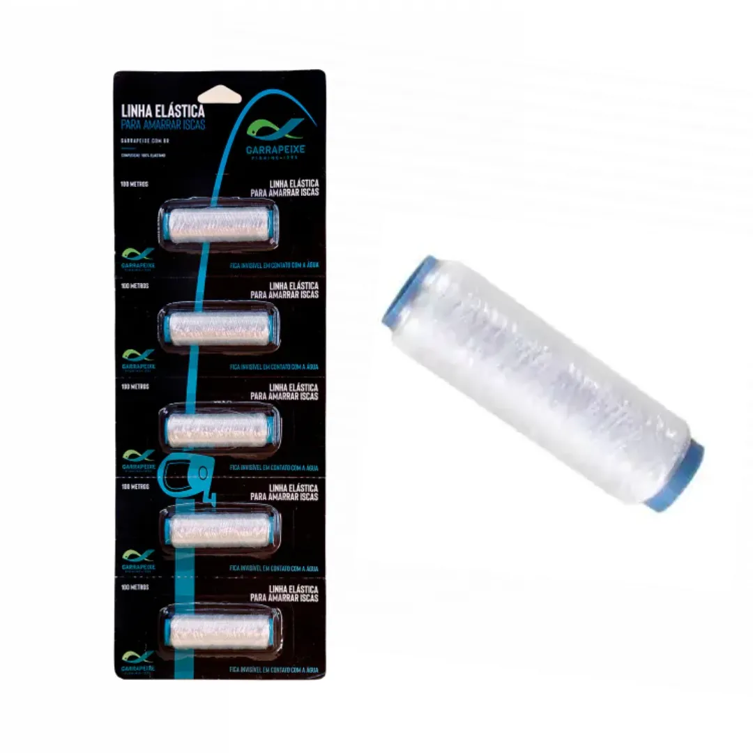 Elástico Transparente Invisível na Água Extra Fino -  Garra Peixe