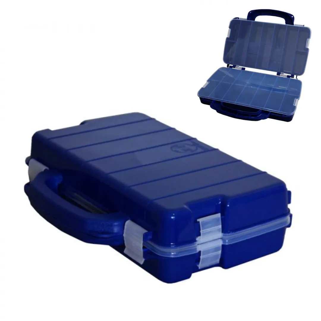 Estojo HI Duplo com 28 divisões  - Divisórias Removíveis