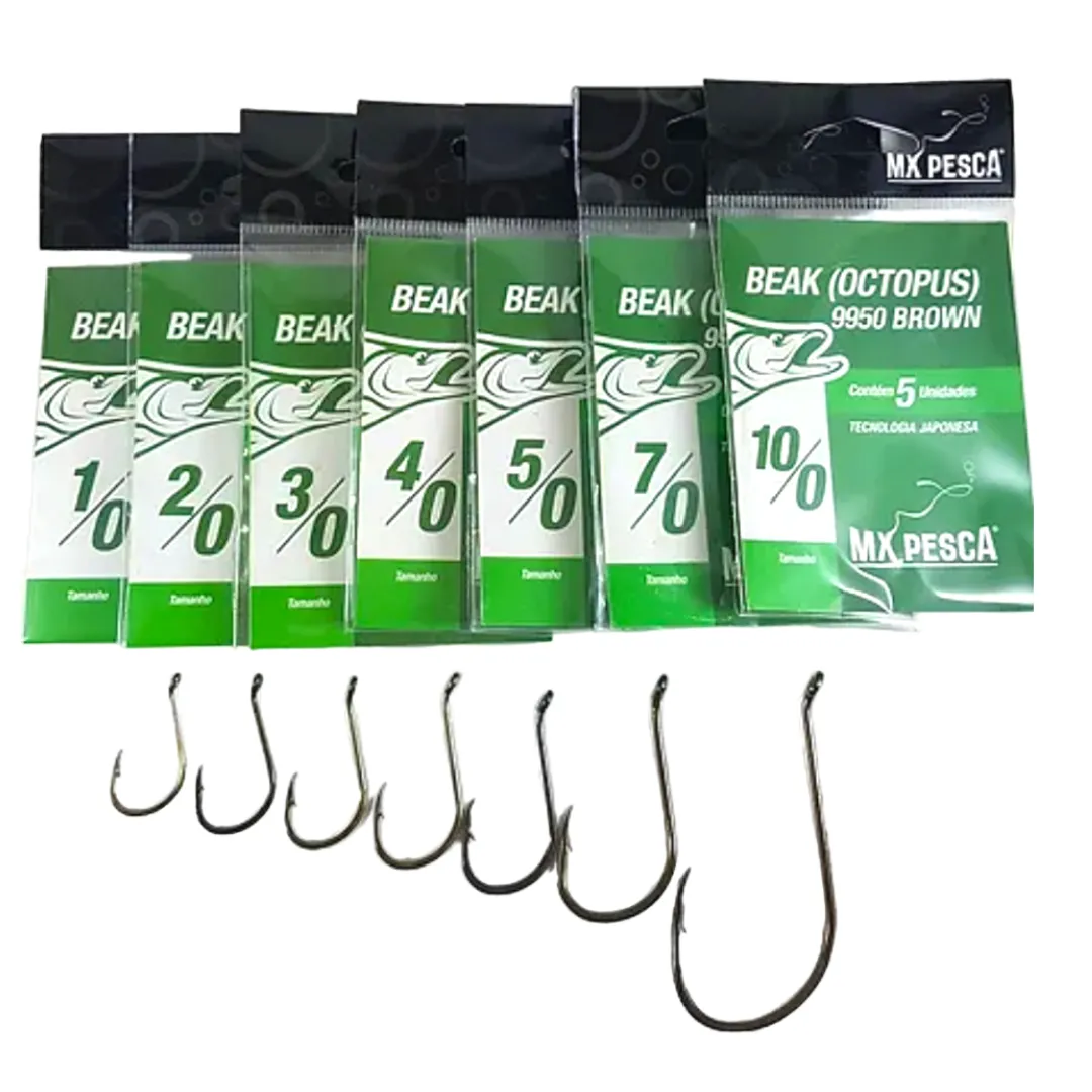 Anzol Beak Octopus Brown - MX Pesca