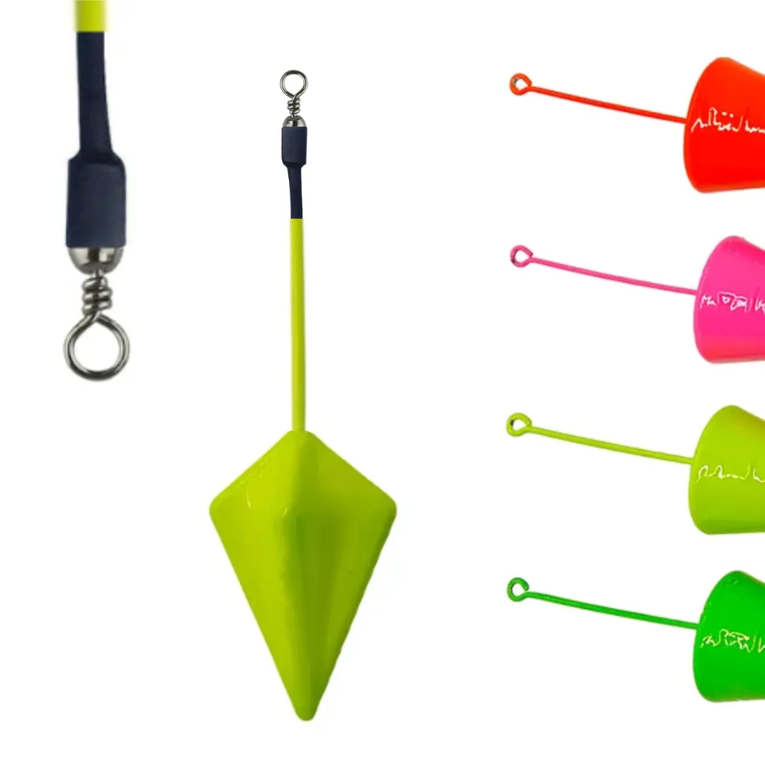 Chumbada Colorida Capela Concava - Anti Torção Chumbo com Haste