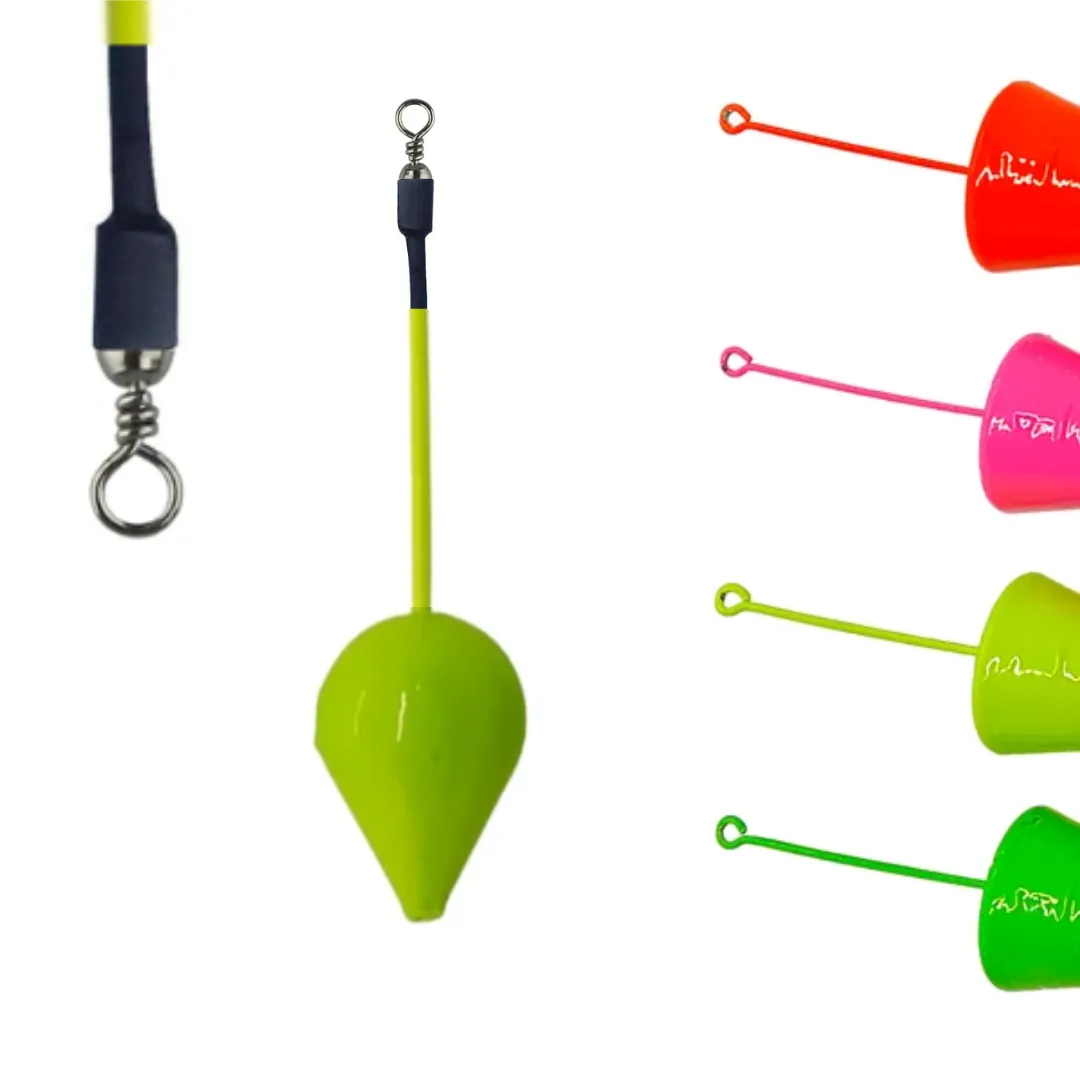 Chumbada Colorida Pião - Anti Torção Chumbo com Haste