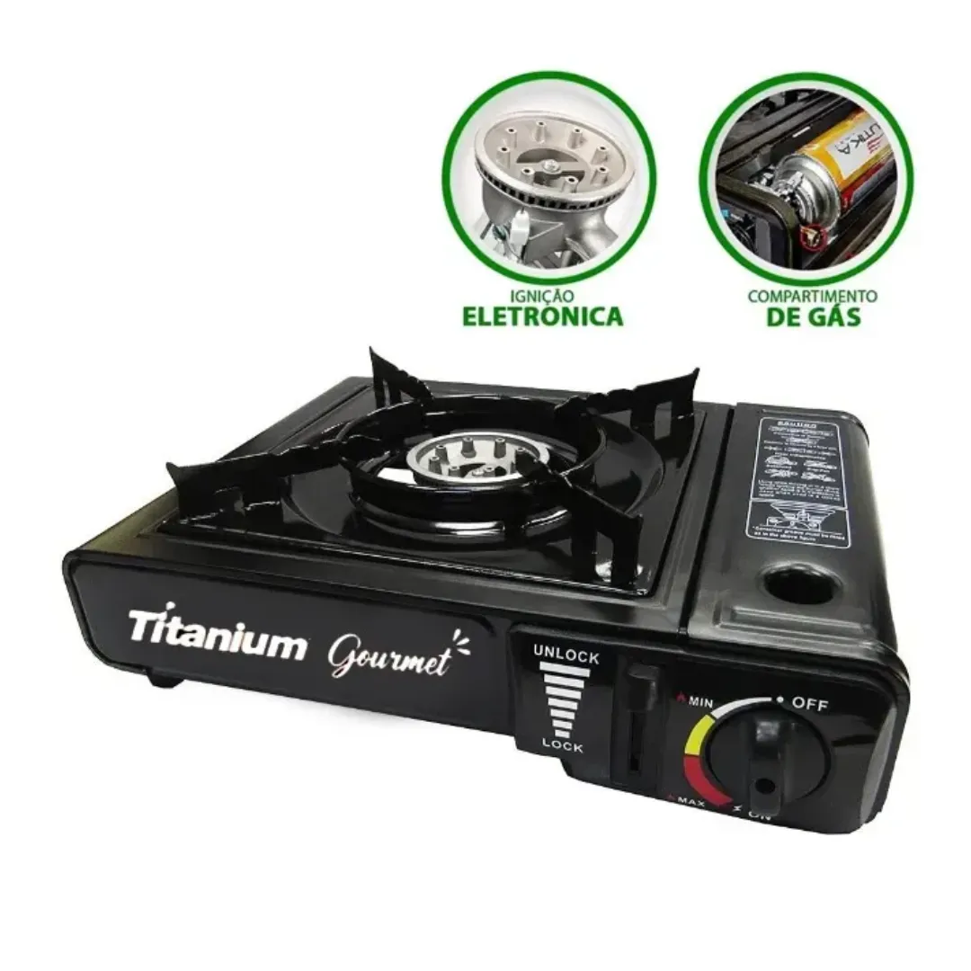 Fogareiro Titanium Gourmet - Ignição Eletrônica
