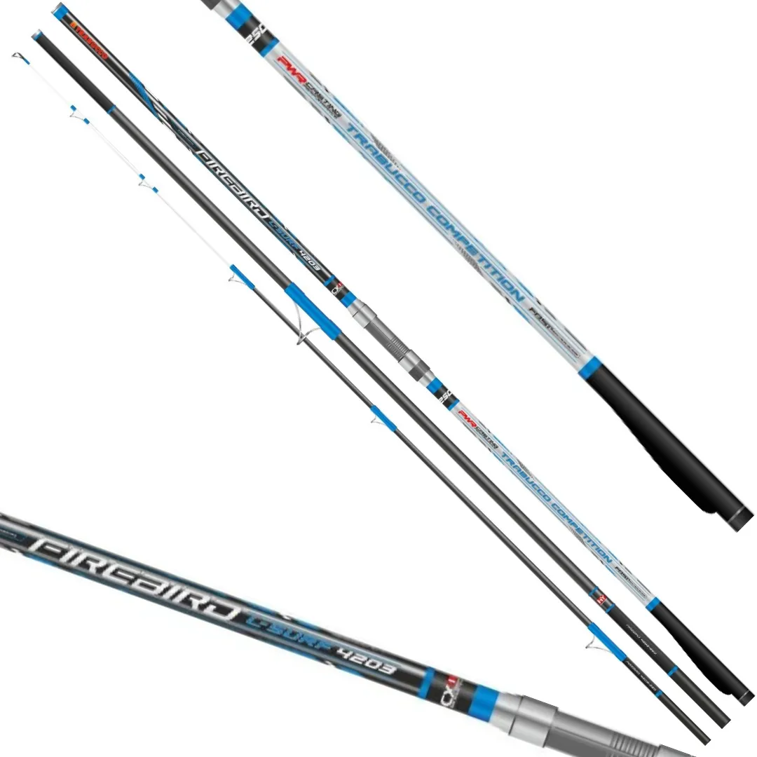 Vara Trabucco Firebird L-SURF 4,20m Hibrida 250g - Molinete