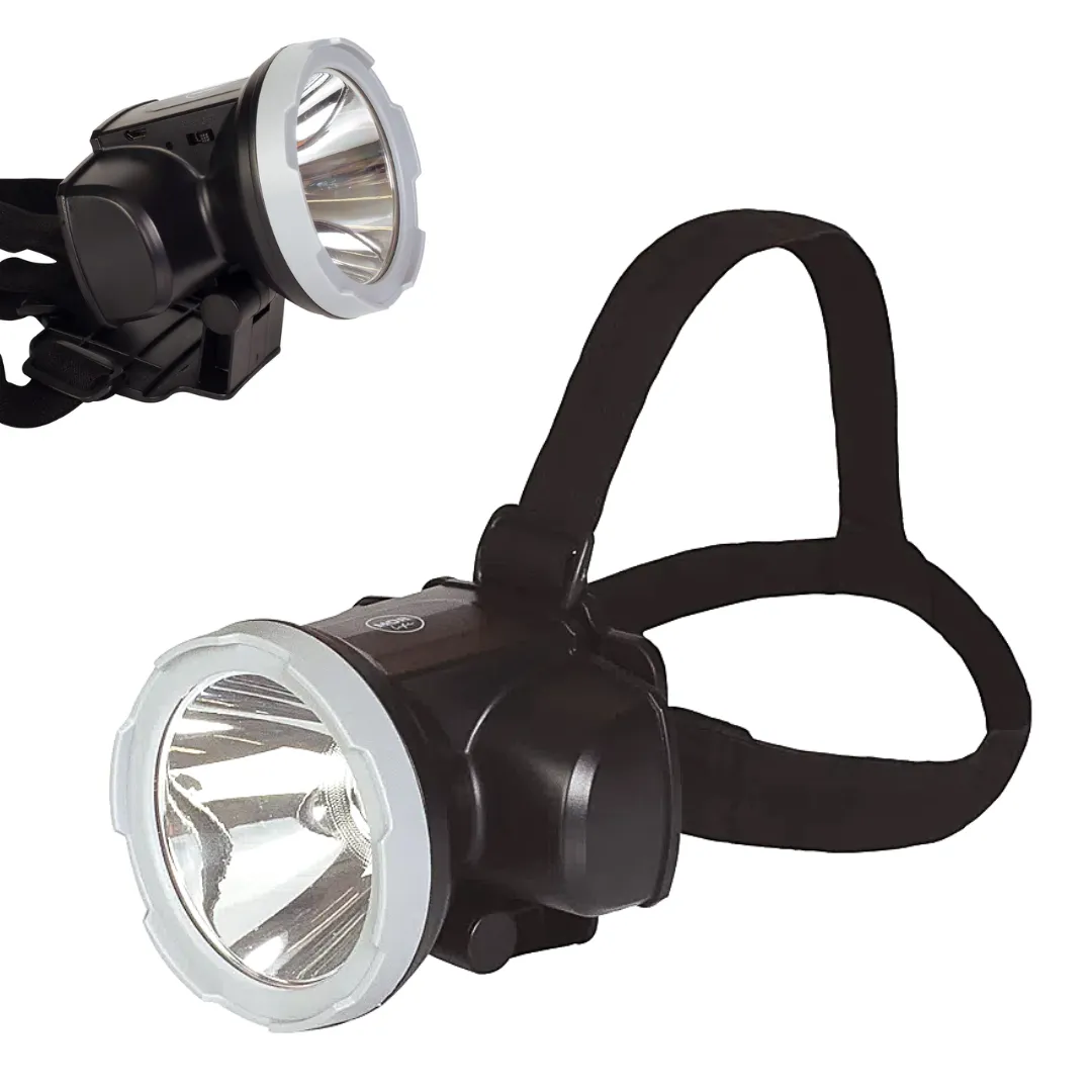 Lanterna de Cabeça Recarregável 230 Lúmens - MOR