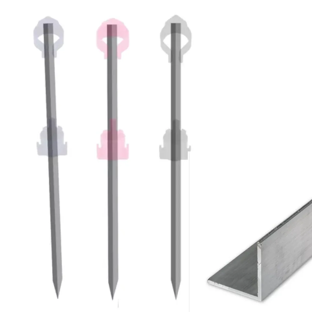 Haste de Alumínio tipo Cantoneira 1,50mt