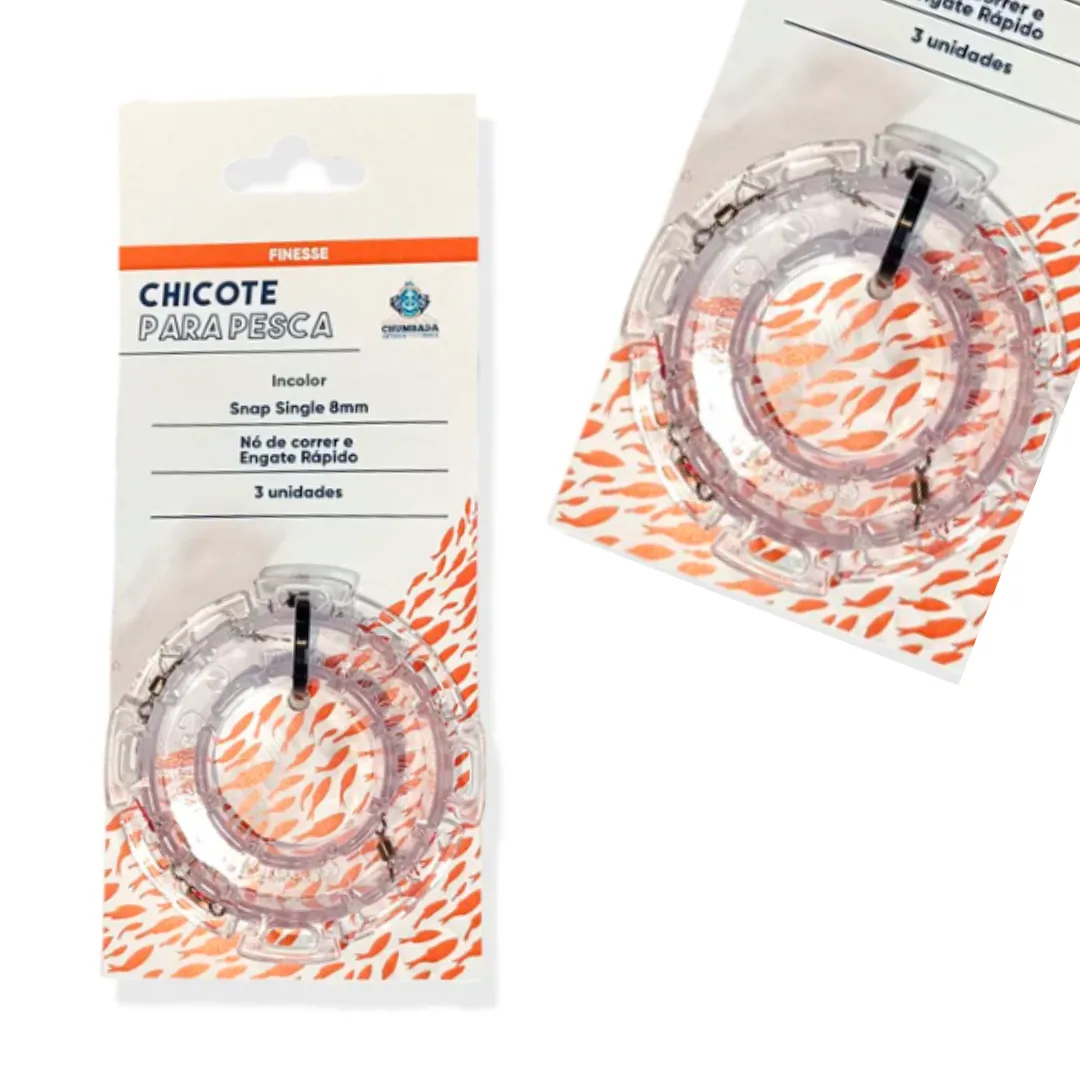 Chicote Pesca Finesse Chumbada Oficial - 1,00m