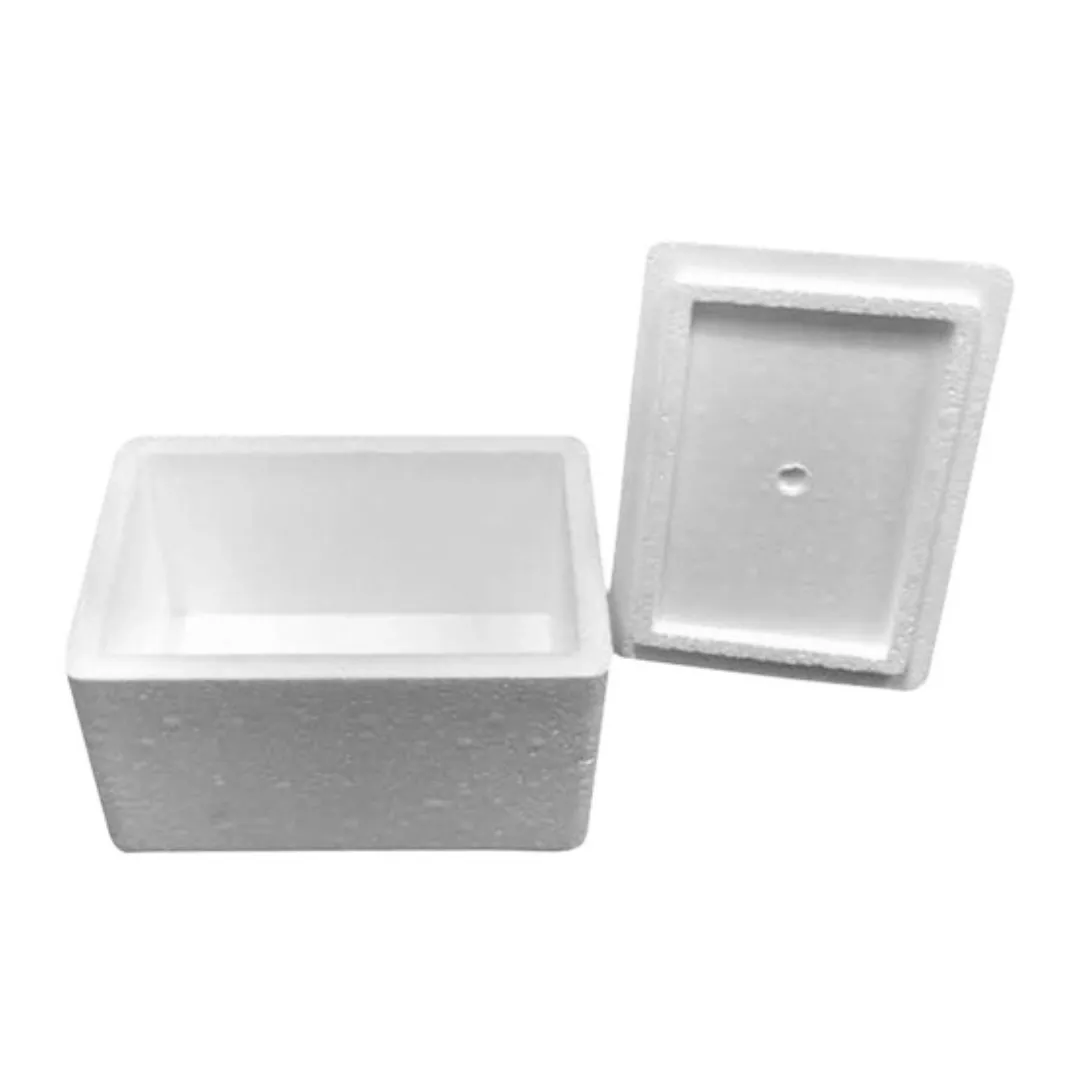 Caixa de Isopor Pequena para Transporte de Isca