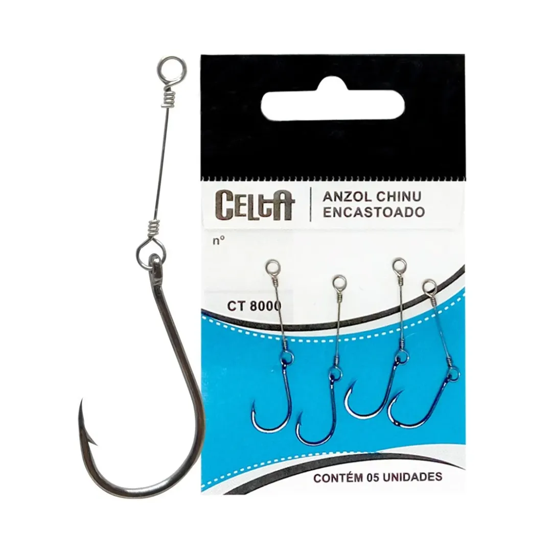 Anzol De Pesca Celta Chinu Encastoado CT8000