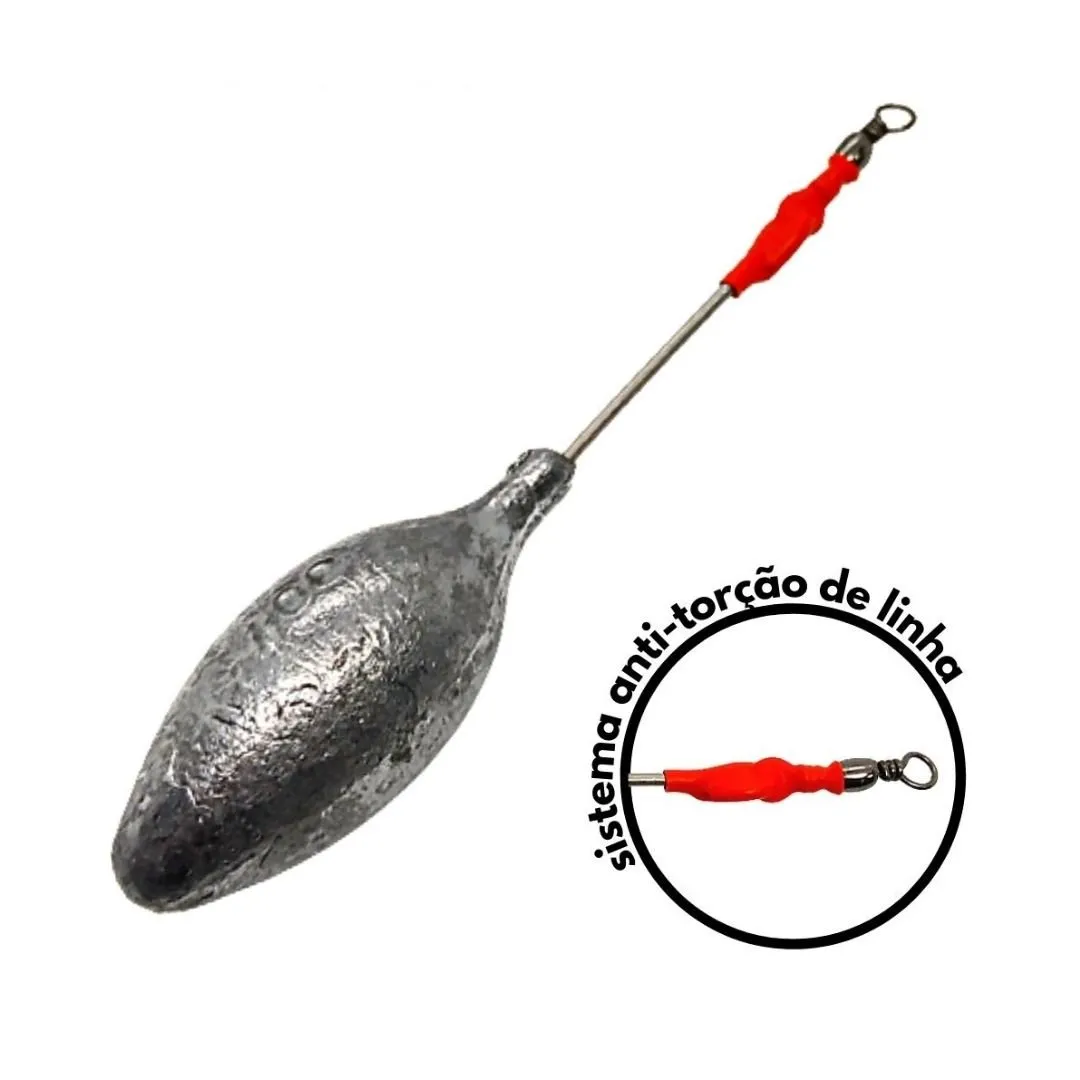 Chumbada Beach Bomber com Sistema Anti-Torção de Linha