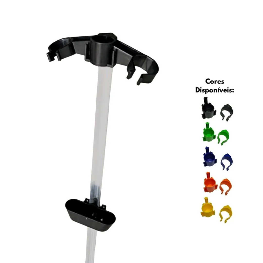 Suporte de Vara Asplast - Triplo 1,20m | 1,50m