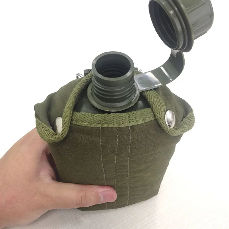 Cantil Plástico Com Capa 0,9L Preto - Nautika