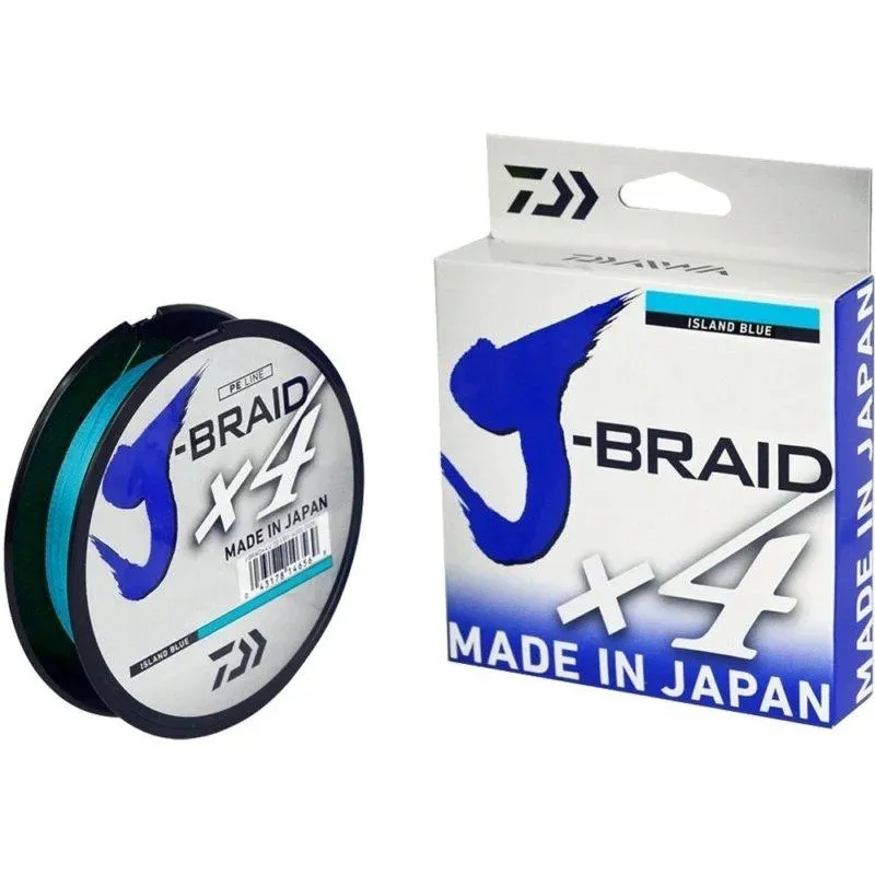 Linha Daiwa J-Braid X4 Multifilamento Azul - 135m