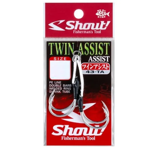 SUPORTE HOOK SHOUT TWIN ASSIST 43-TA N° 1/0 C/ 2UN