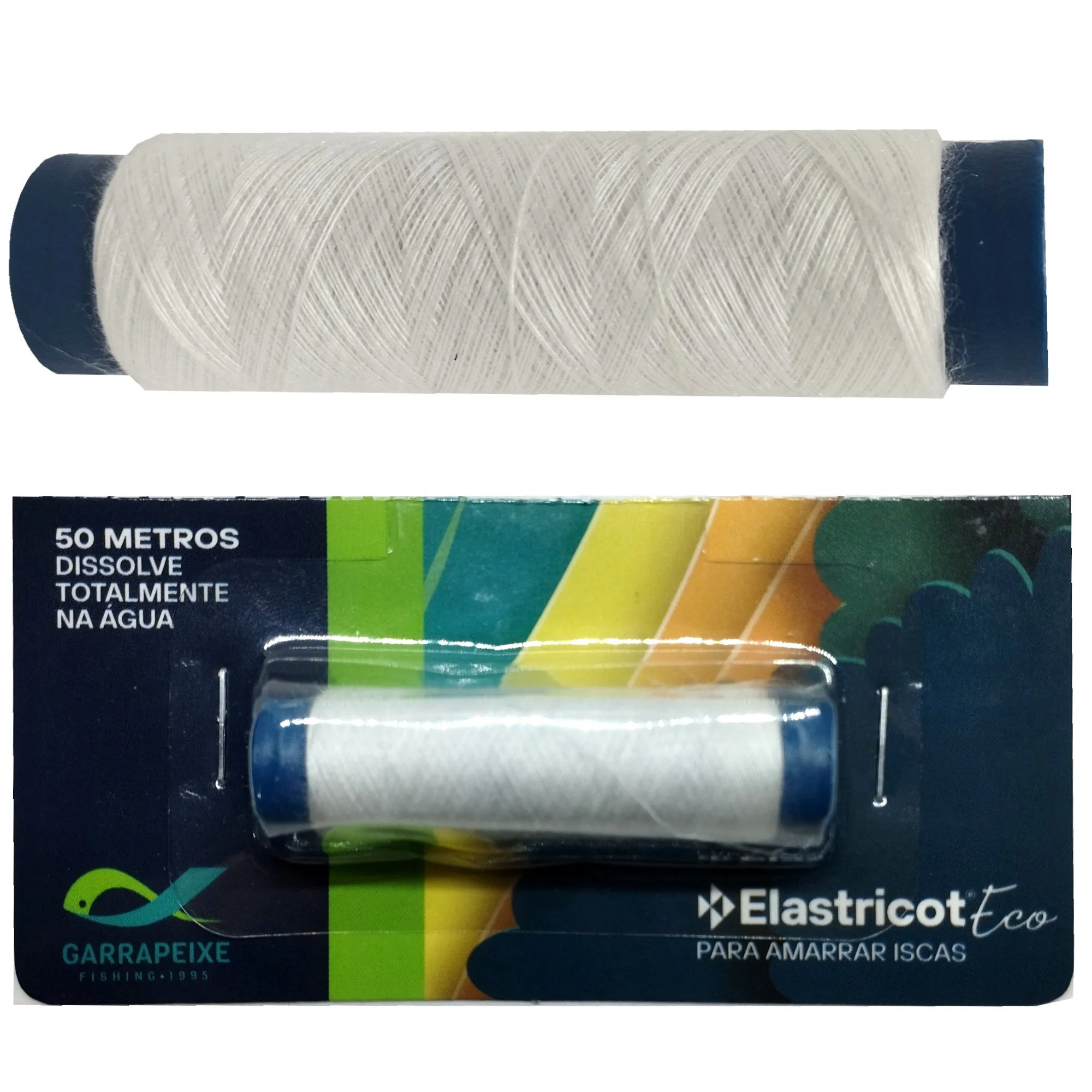 Linha Eco Elastricot Biodegradável para Amarrar Peixe 50m | Garra Peixe