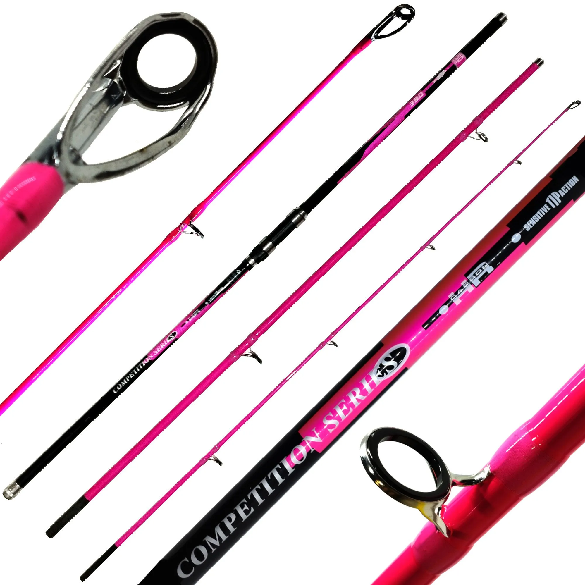 Vara Molinete Eminent Surf Feminina Rosa 3,90m