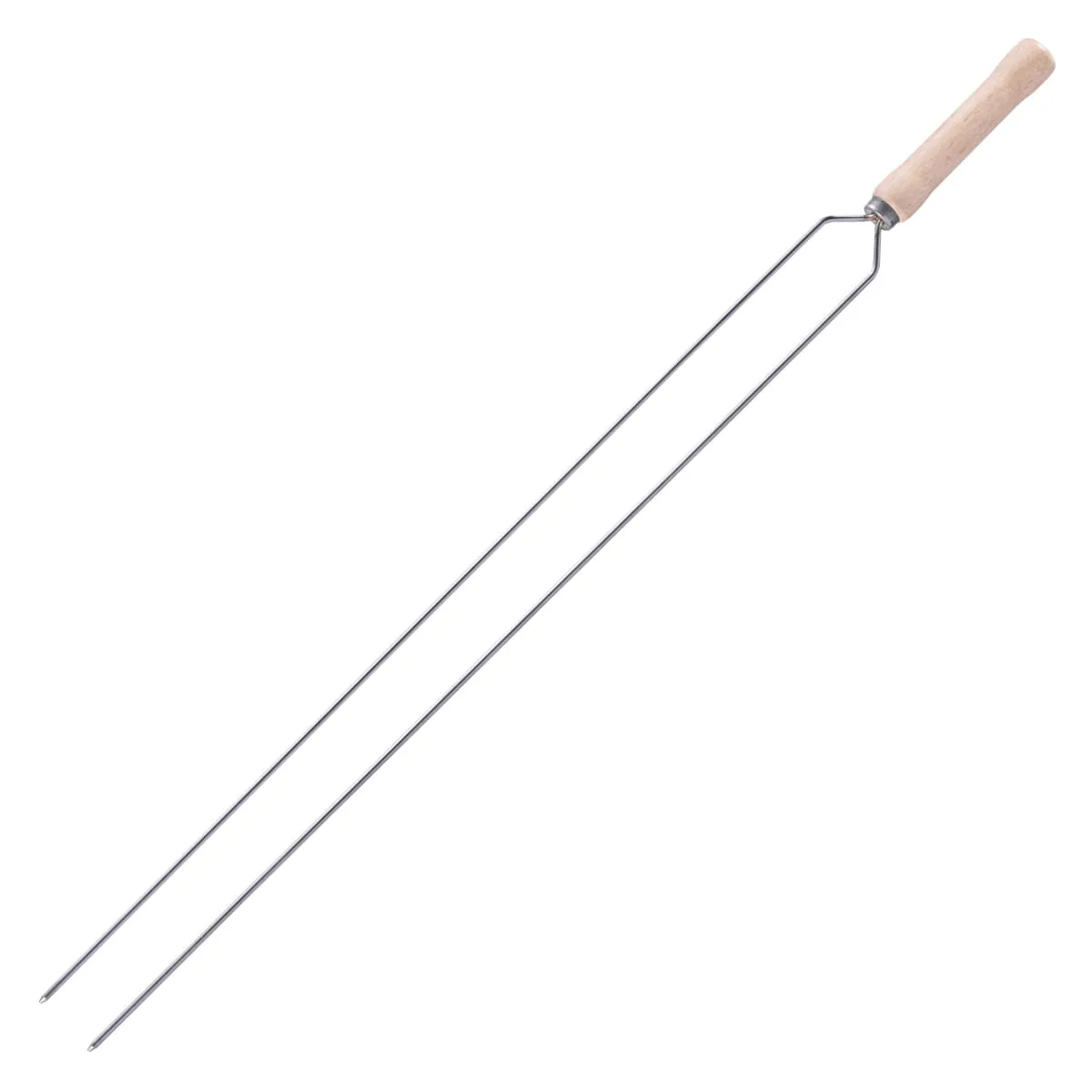 Espeto Fino Duplo para Churrasco 75cm - Mor
