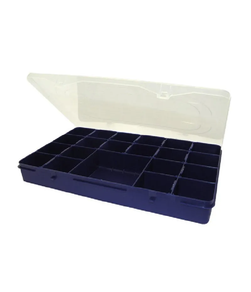 Estojo de Pesca Simples 21 Divisões Azul | Hi - ES-21A